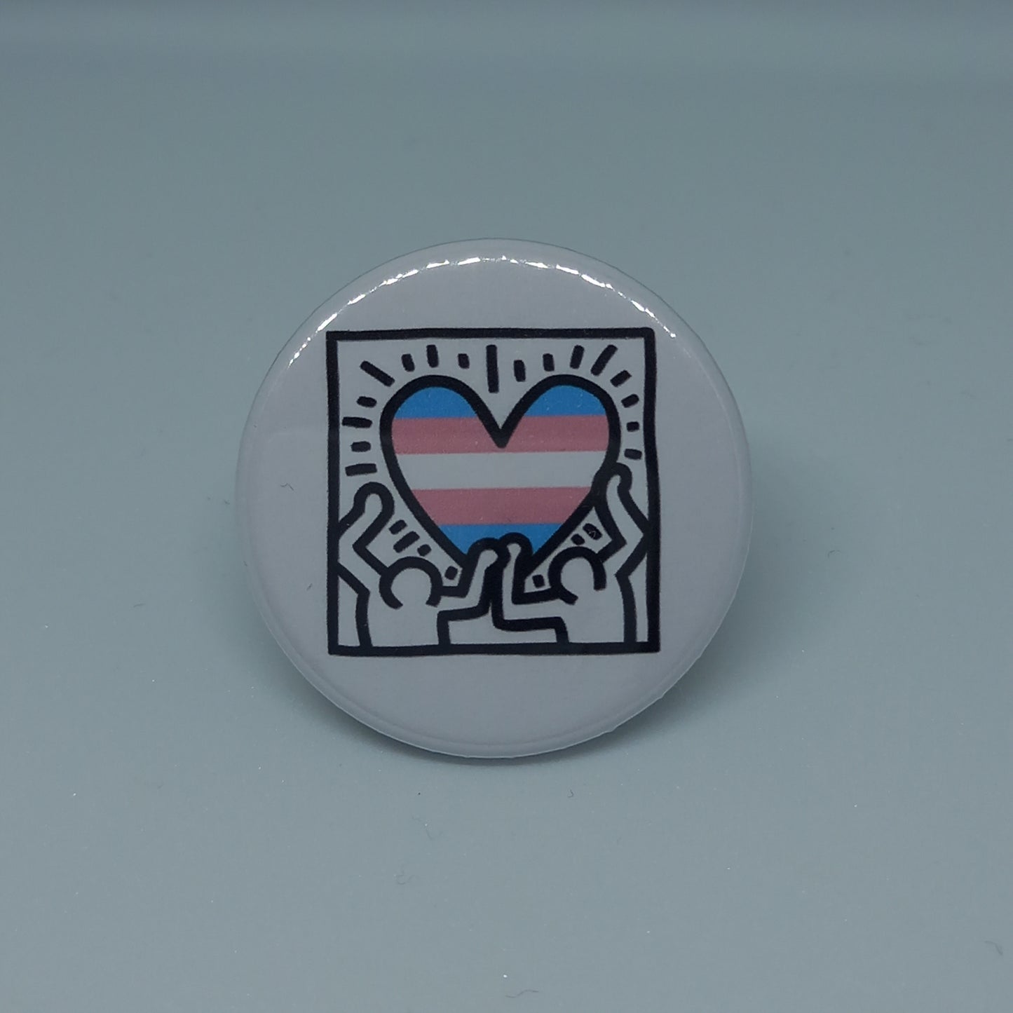 Keith Haring Style Pride Badges