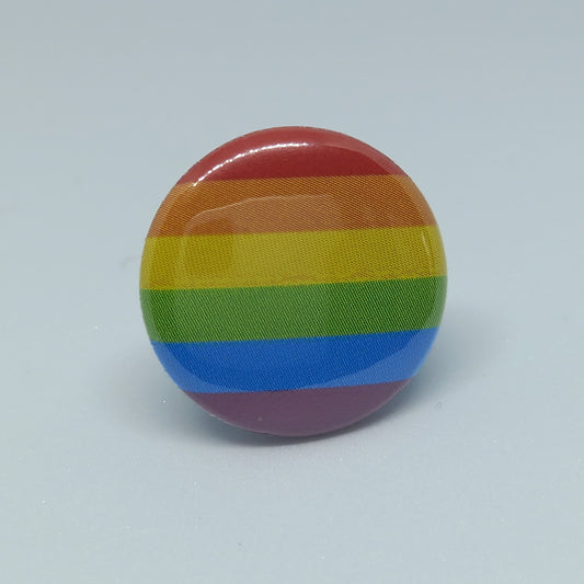 LGBTQ+ Pride Rainbow Flag Badge